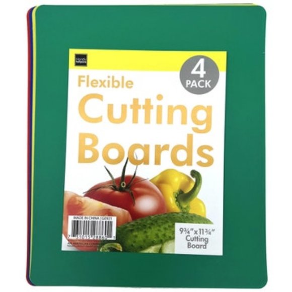 4 Pc Flexible Cutting Board Set - Picture 2 of 3